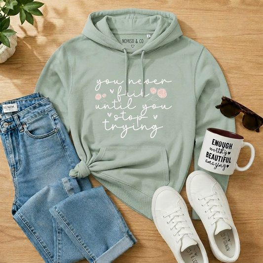 Hoodie 'You never fail'