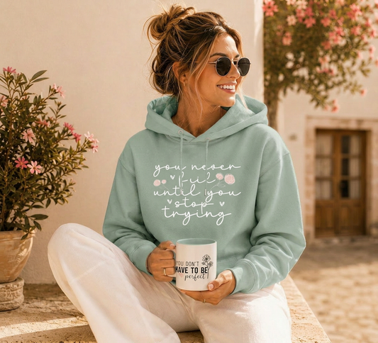 Hoodie 'You never fail'