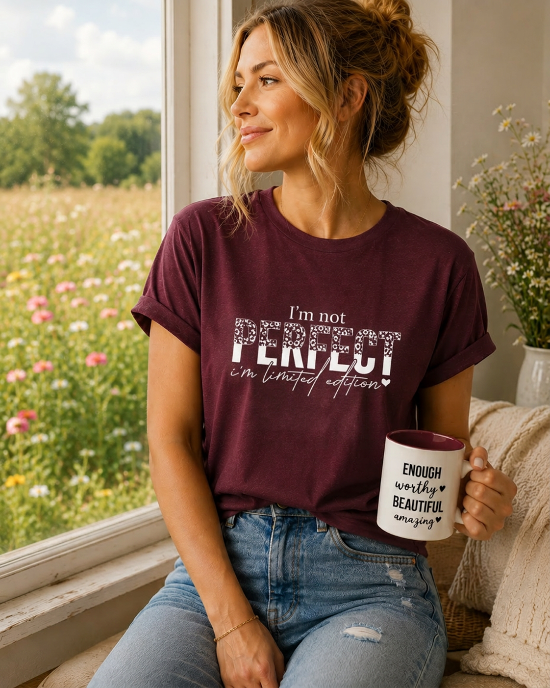 T Shirt 'I'm not perfect, I'm limited edition'