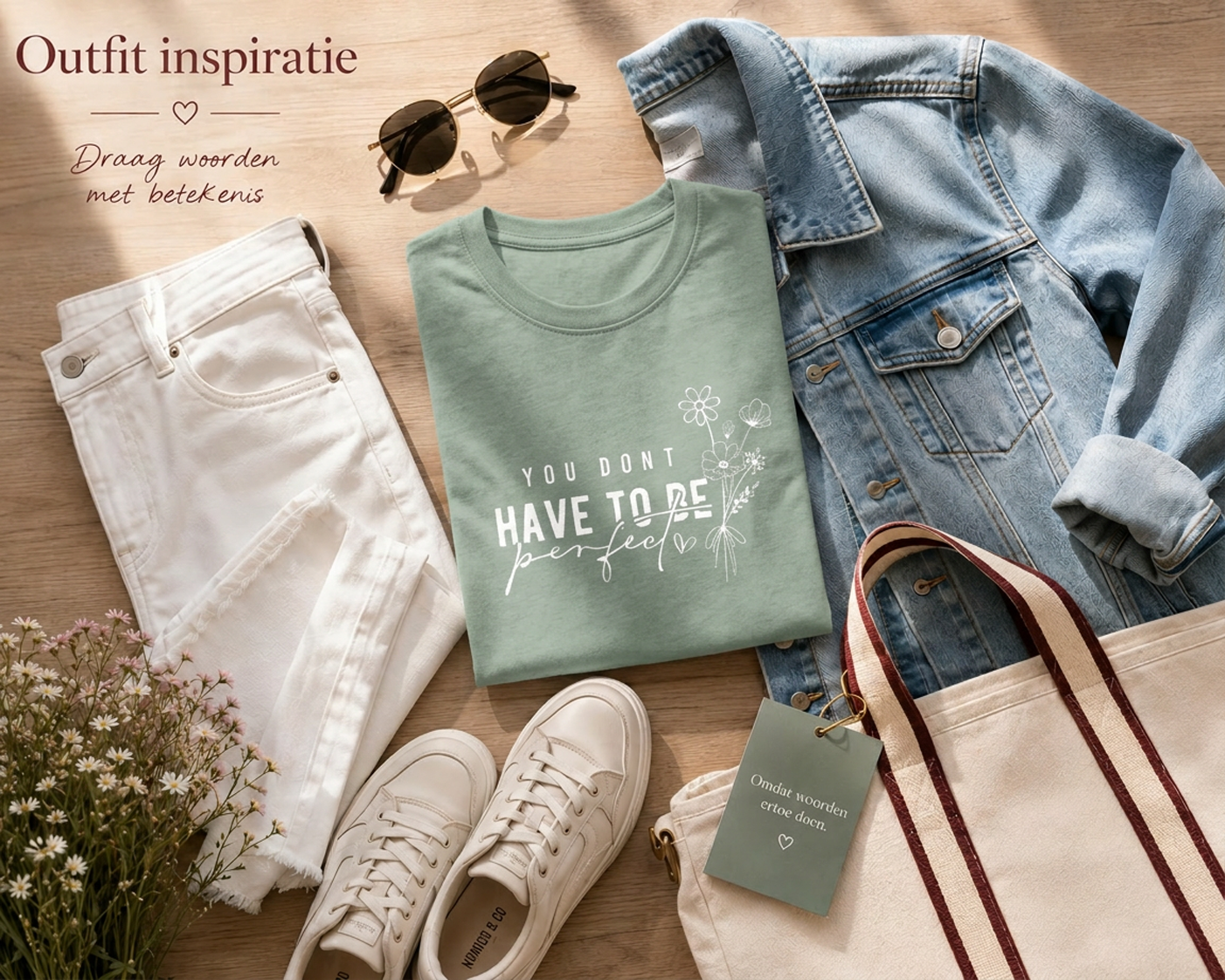 T Shirt 'You dont have to be perfect'