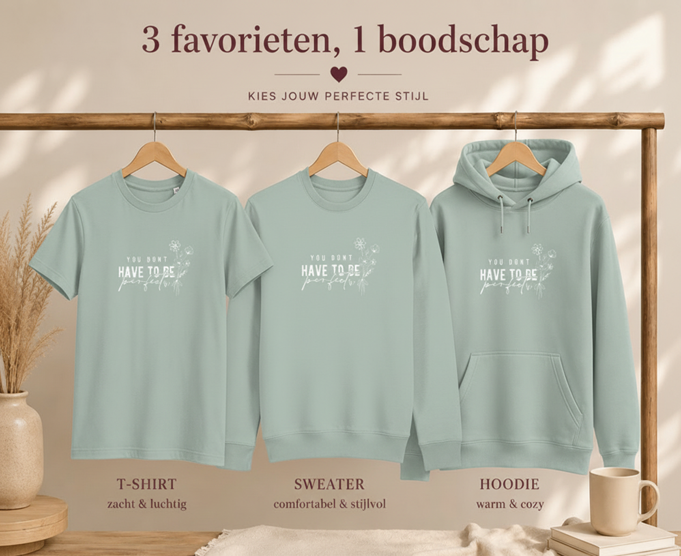 T Shirt 'You dont have to be perfect'